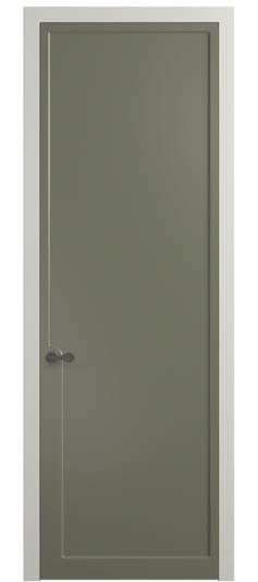 Межкомнатная дверь 7502 МОТ. Цвет Матовый оливковый тёмный. Материал Гладкая эмаль. Коллекция Softform. Фото. Дверь межкомнатная 7502 МОТ. Цвет Матовый оливковый тёмный. Материал Гладкая эмаль. Коллекция Softform. Картинка.