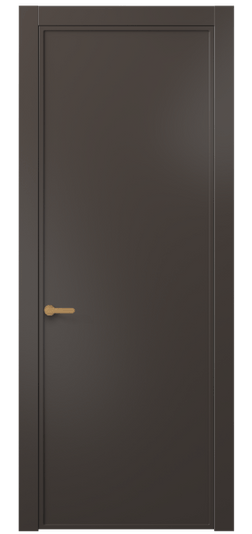Дверь межкомнатная АКП 8601 МАН. Цвет Матовый антрацит. Материал Гладкая эмаль. Коллекция Frame. Картинка.