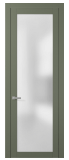 Дверь межкомнатная 2102 СТОВ САТ. Цвет Софт-тач оливковый. Материал Полипропилен. Коллекция Planum. Картинка.