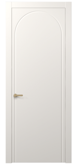 Дверь межкомнатная АКП 8647 МПБЛ. Цвет Матовый пудровый белый. Материал Гладкая эмаль. Коллекция Альба. Картинка.