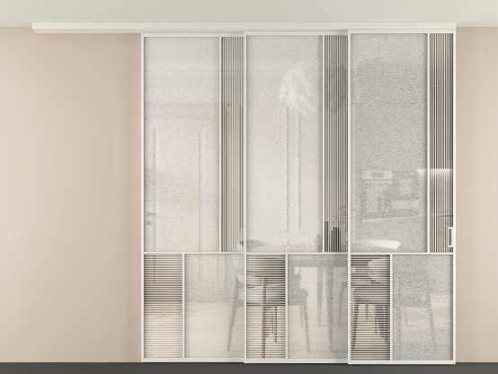 Алюминевая перегородка vdt3_1 БЕЛ. Цвет Алюминий Белый. Материал Алюминий. Коллекция Перегородка Mosaic вдоль стены на потолок 3 створки с синхронным механизмом. Фото. Алюминевая перегородка vdt3_1 БЕЛ. Цвет Алюминий Белый. Материал Алюминий. Коллекция Перегородка Mosaic вдоль стены на потолок 3 створки с синхронным механизмом. Картинка.