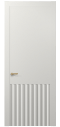 Дверь межкомнатная АКП 8645 МСР. Цвет Матовый серый. Материал Гладкая эмаль. Коллекция Альба. Картинка.