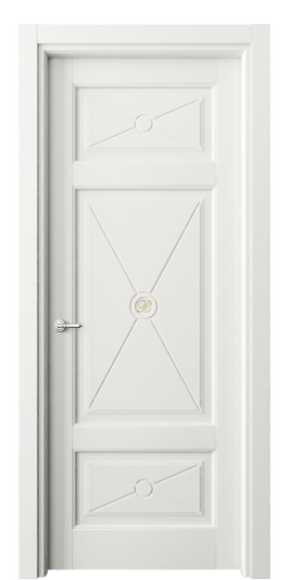 Дверь межкомнатная 6367 БС. Цвет Бук серый. Материал Массив бука эмаль. Коллекция Toscana Litera. Картинка.