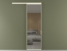 Перегородка Formato вдоль стены 1 створка