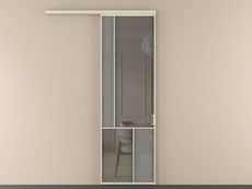 Перегородка Mosaic вдоль стены одностворчатая