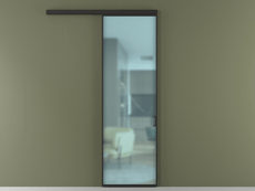 Перегородка Formato вдоль стены 1 створка