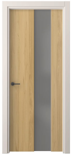 Дверь межкомнатная 4226 СЛВ СЕР САТ. Цвет Солнечный вяз. Материал Ламинатин. Коллекция Фридом. Картинка.