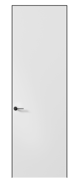 Дверь межкомнатная 0010 МБЛ Матовый белоснежный. Цвет Матовый белоснежный. Материал Гладкая эмаль. Коллекция Планум Про. Картинка.