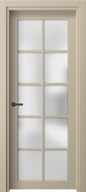 Дверь межкомнатная 2106 ПЭСБ САТ. Цвет ПЭТ светло-бежевый. Материал ПЭТ. Коллекция Нео. Картинка.