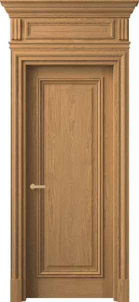 Дверь межкомнатная 7301 ДПШ.М. Цвет Дуб пшеничный матовый. Материал Массив дуба матовый. Коллекция Antique. Картинка.