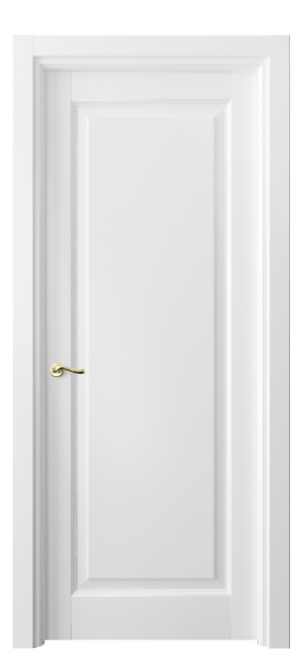 Дверь межкомнатная 0701 МБЛ . Цвет Матовый белоснежный. Материал Гладкая эмаль. Коллекция Лигнум. Картинка.