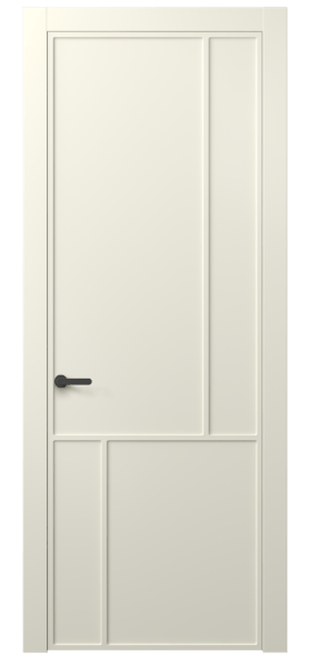 Дверь межкомнатная АКП 8606 ММБ. Цвет Матовый молочно-белый. Материал Гладкая эмаль. Коллекция Фрэйм. Картинка.